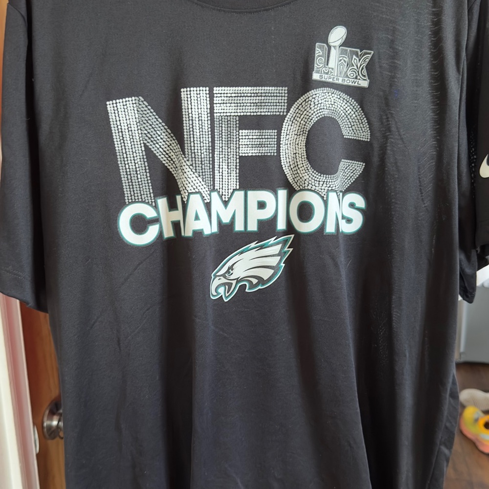Eagles Nike Champions Dri-FIT Black Tee